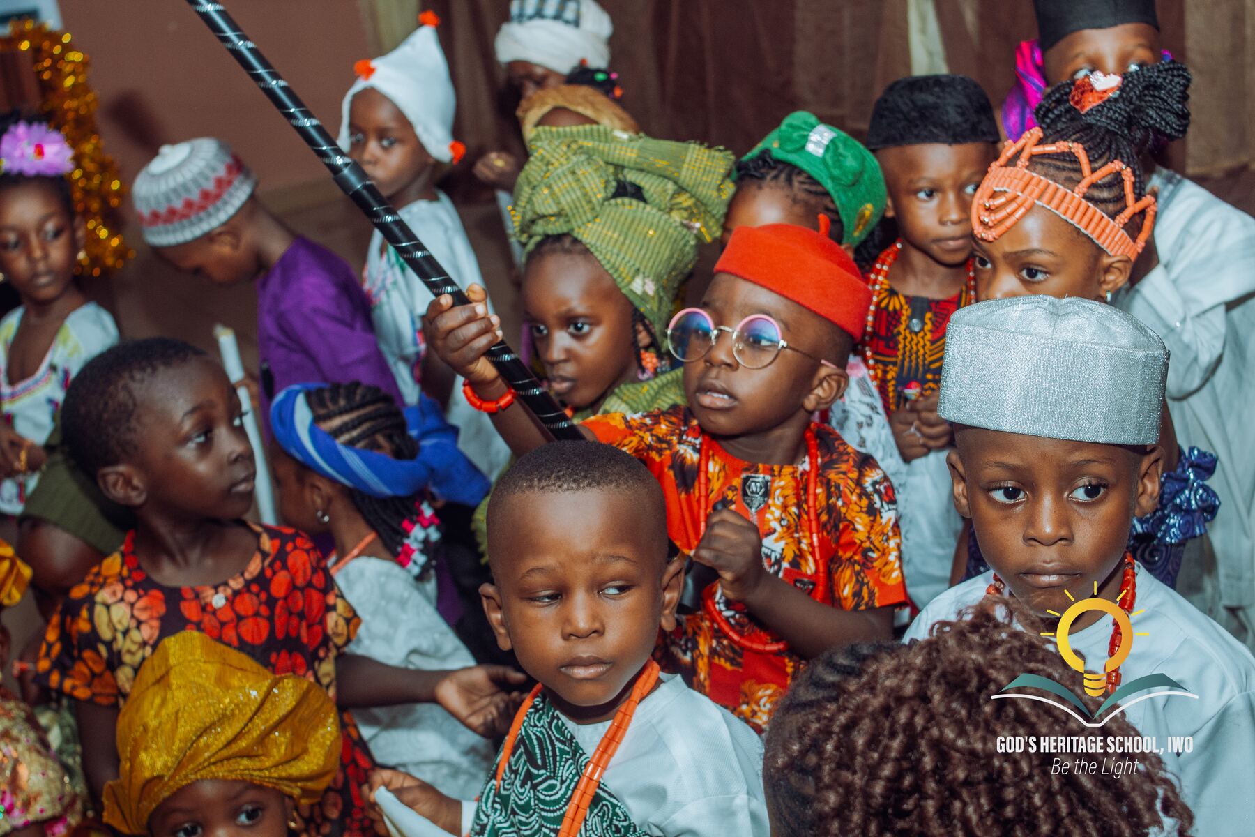 GHSI pupils celebrating Nigerian culture together