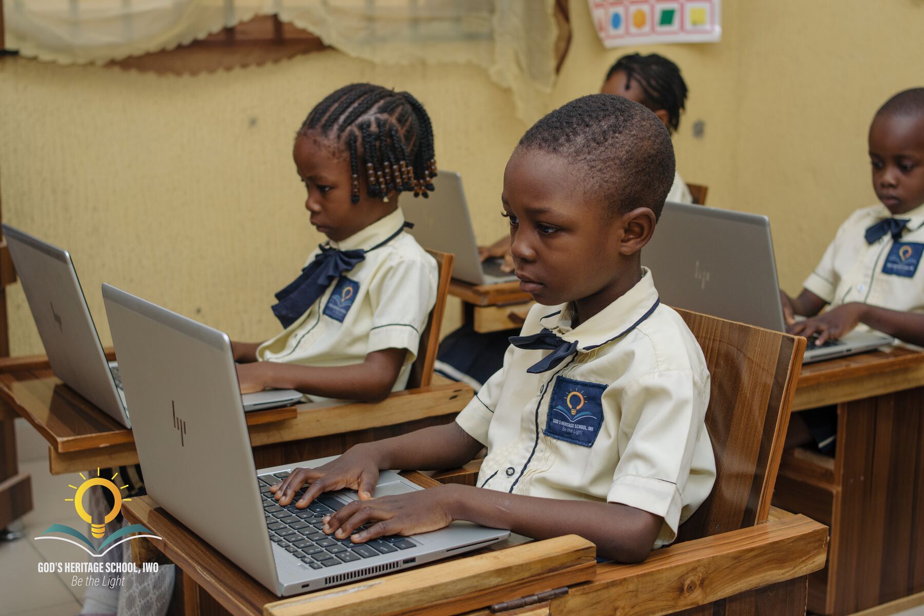 GHSI pupils developing digital skills in the computer room